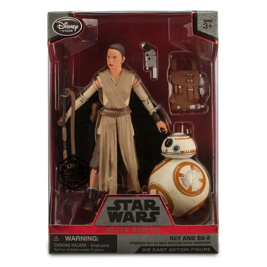Rey and BB-8 Elite Series Die Cast Action Figures - 6'' - Star Wars - Jaiman Toys