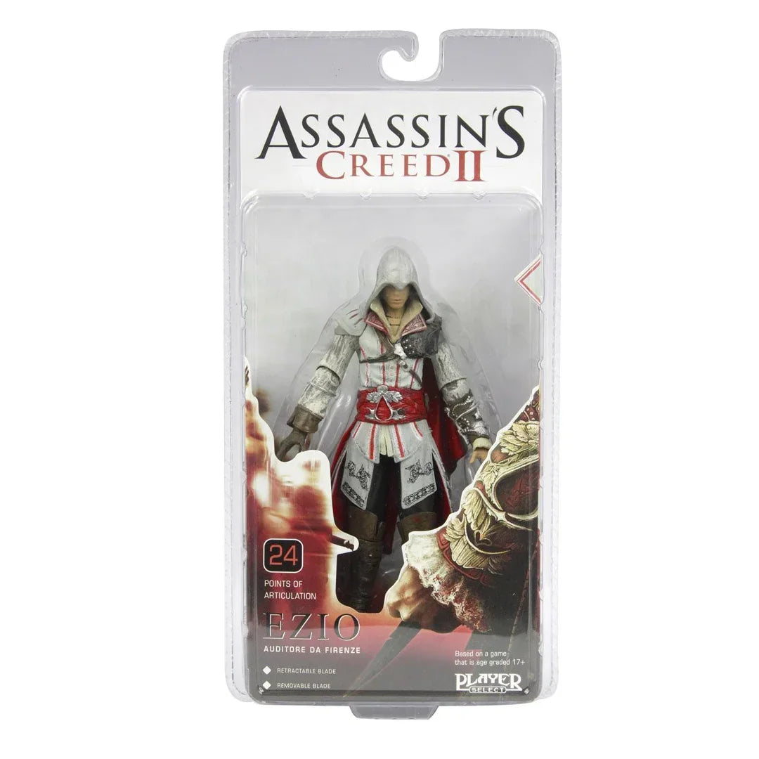 NECA Assassins Creed 2 Series 1 Ezio Action figure (White) - Jaiman Toys