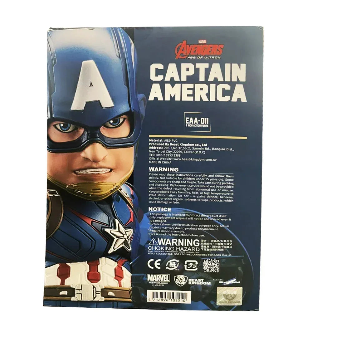 EAA-011 Captain America Action Figure (6 Inches) - Jaiman Toys