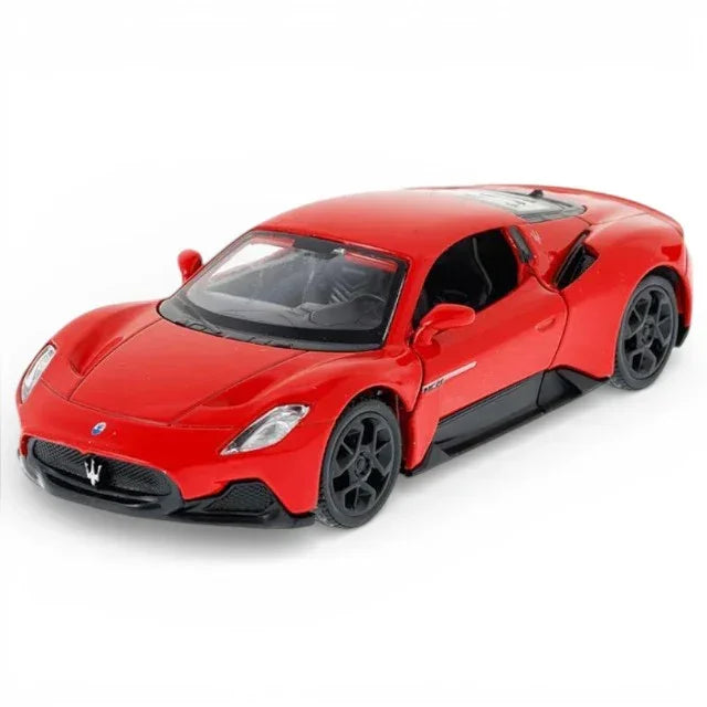 RMZ City 1:36 Maserati MC20 Die-Cast Car – Red | Openable Doors, Pull-Back Action