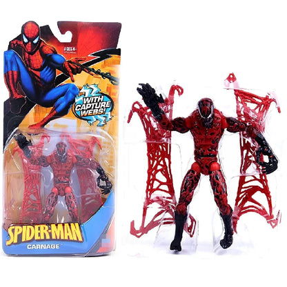 Venom Spider-Man Carnage Spiderman With Capture Webs 6" Action Figure - Jaiman Toys