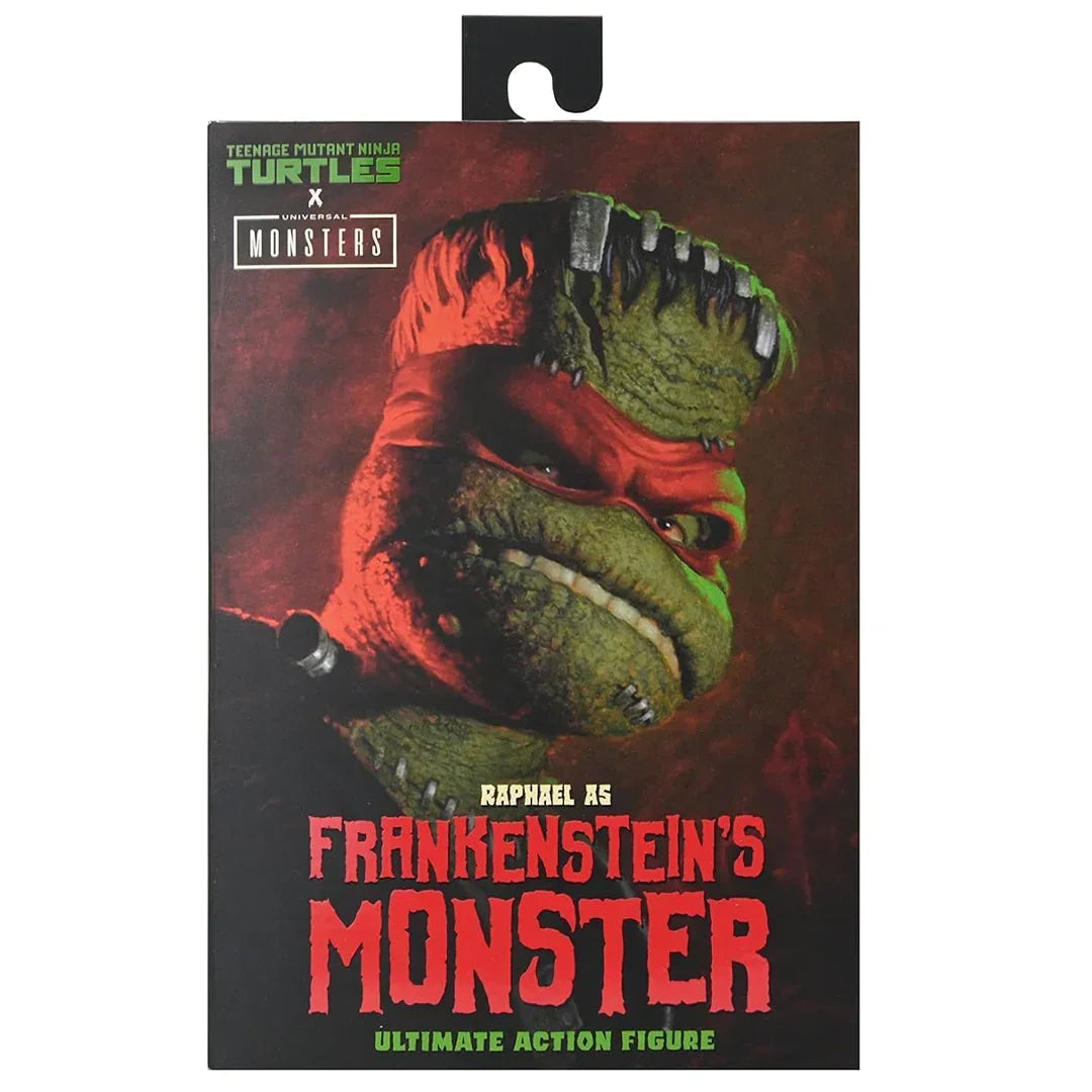 Teenage Mutant Ninja Turtles Raphael as Frankenstein's Monster action figure box
