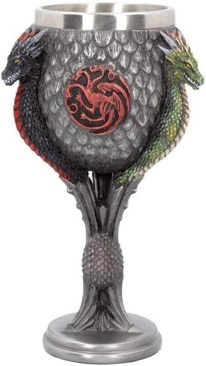 Game of Thrones Fire and Blood Dragon Goblet Chalice | 18 cm Fantasy Collectible Cup