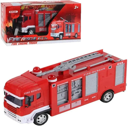 Breatoi ! Kids Fire Rescue, R/C Fire Engine Truck, Fire Rescue Remote Control Fire Action, Light & Sound For The Kids Age 3+...,Red - Jaiman Toys