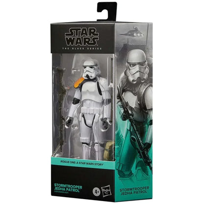 Star Wars Black Series Stormtrooper Jedha Patrol action figure in box for collectors