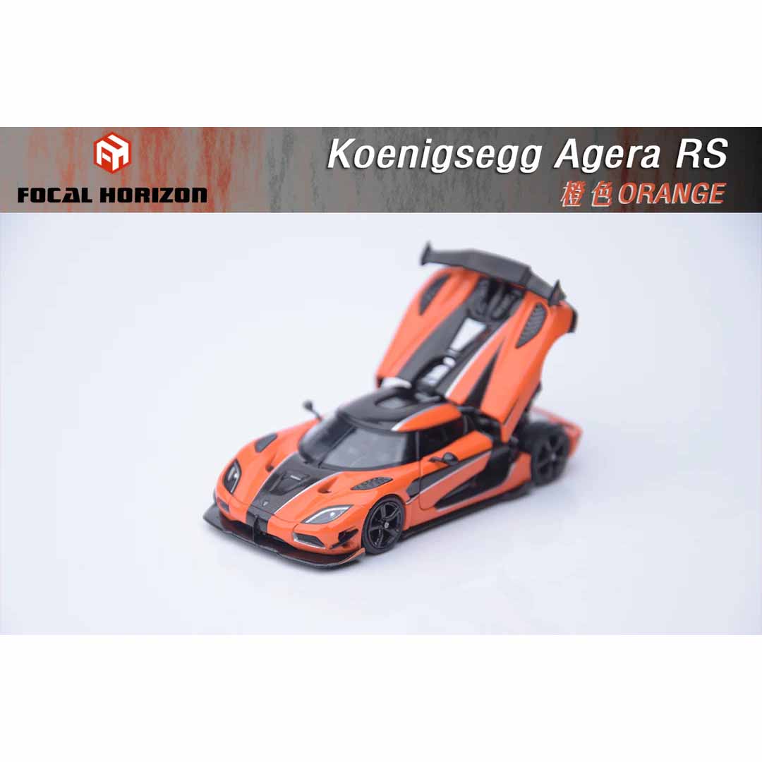Focal Horizon 1:64 Koenigsegg Agera RS Orange Die-Cast Model Car | Premium Collector Edition
