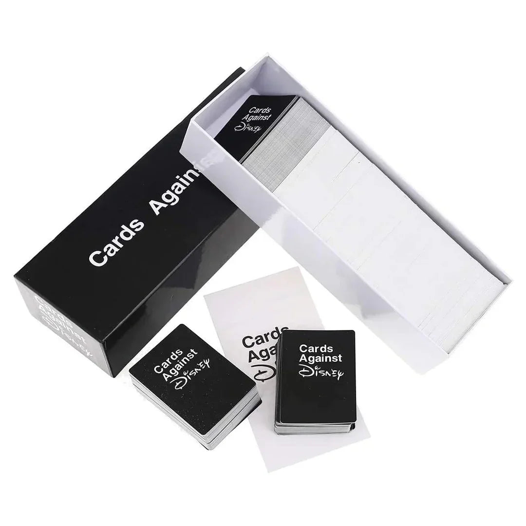 Cards Against Disney The Table Cards Game Party Cards for Adult (Black Box) - Jaiman Toys