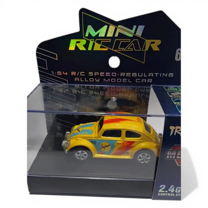 Trasped 1:64 Mini RC Car CoolCar HG4-108 – Pocket Size Remote Control Car with LED Lights, App Control & Rechargeable Battery (3 Colors)