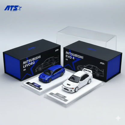 ATS Models 1:64 Scale Diecast Cars | Mitsubishi Lancer Evolution IV Subaru Levorg| Dual Variants Collectible Car Model