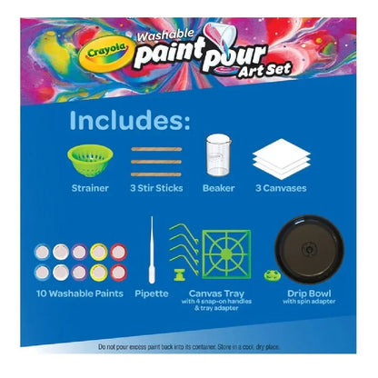 Crayola Washable Paint Pour Art Set for Kids above 8+ Years - Jaiman Toys