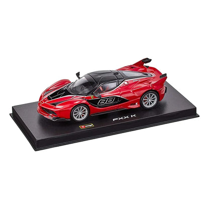Bburago - 1/43 Scale Model Ferrari FXX K- Signature Series Sports Car Model (RED) Age 14+ - Jaiman Toys