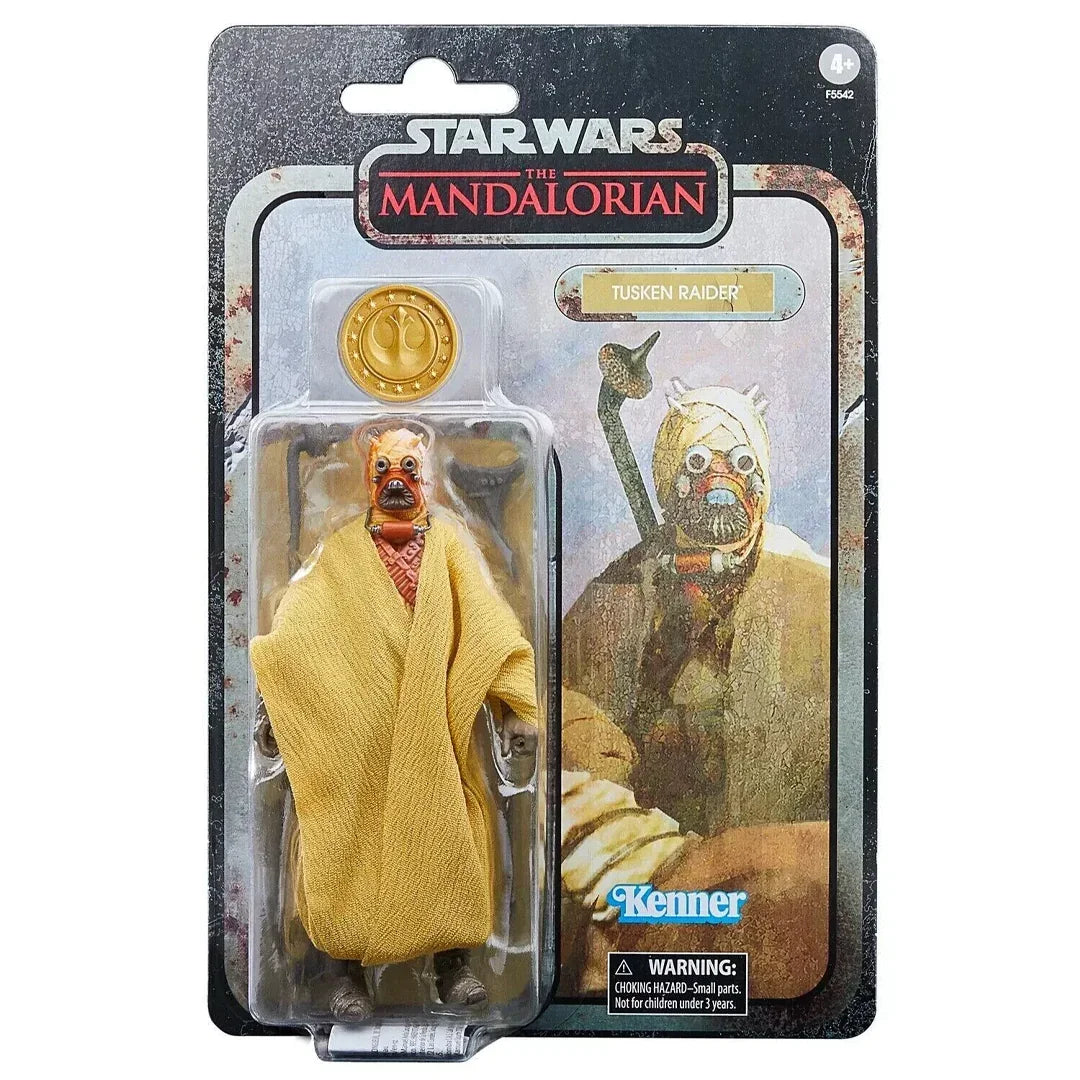 Star Wars The Mandalorian Tusken Raider action figure collectible in original packaging