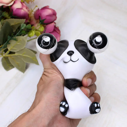 Squishy Eye-Popping Panda 4 Pieces - Jaiman Toys