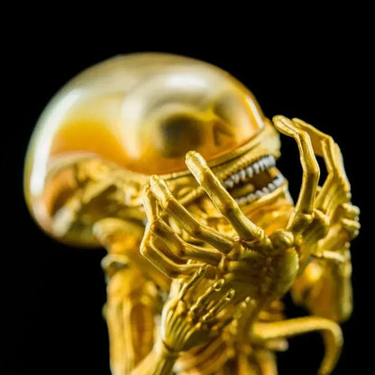 Herocross Alien Special Edition Gold Hybrid Action Figure - Jaiman Toys