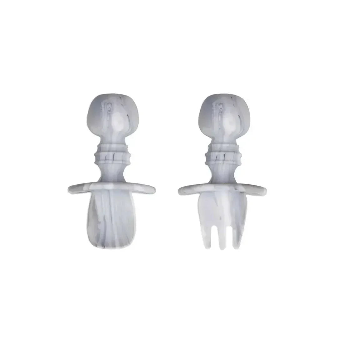 Bumkins Silicone Chewtensils Marble for Toddlers - Jaiman Toys