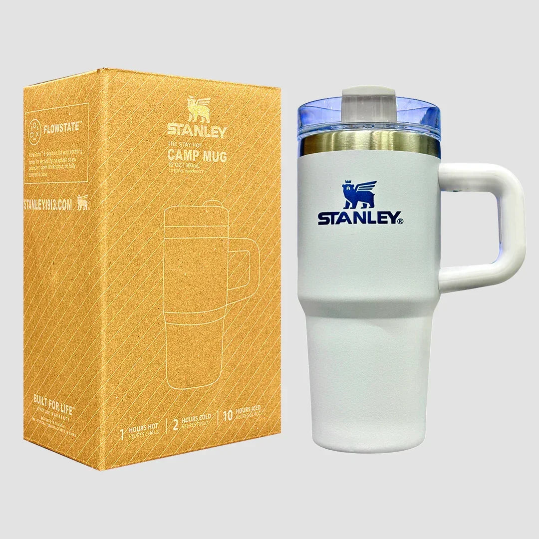 Stanley Quencher H2.0 The Stay Hot Tumbler 14 OZ | 360 ML (White) - Jaiman Toys