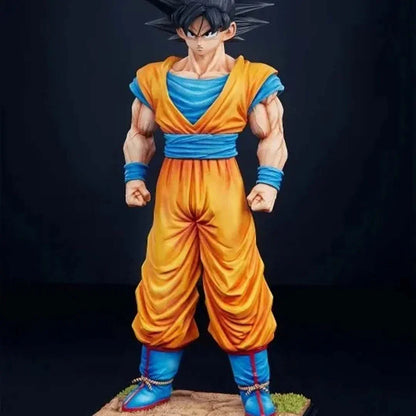 Dragon Balls Ultimate Action Figure Son Goku Super Saiyan Figure – 32cm PVC Anime Statue with Base | DBZ Collectible Model Toy Gift HW - Jaiman Toys
