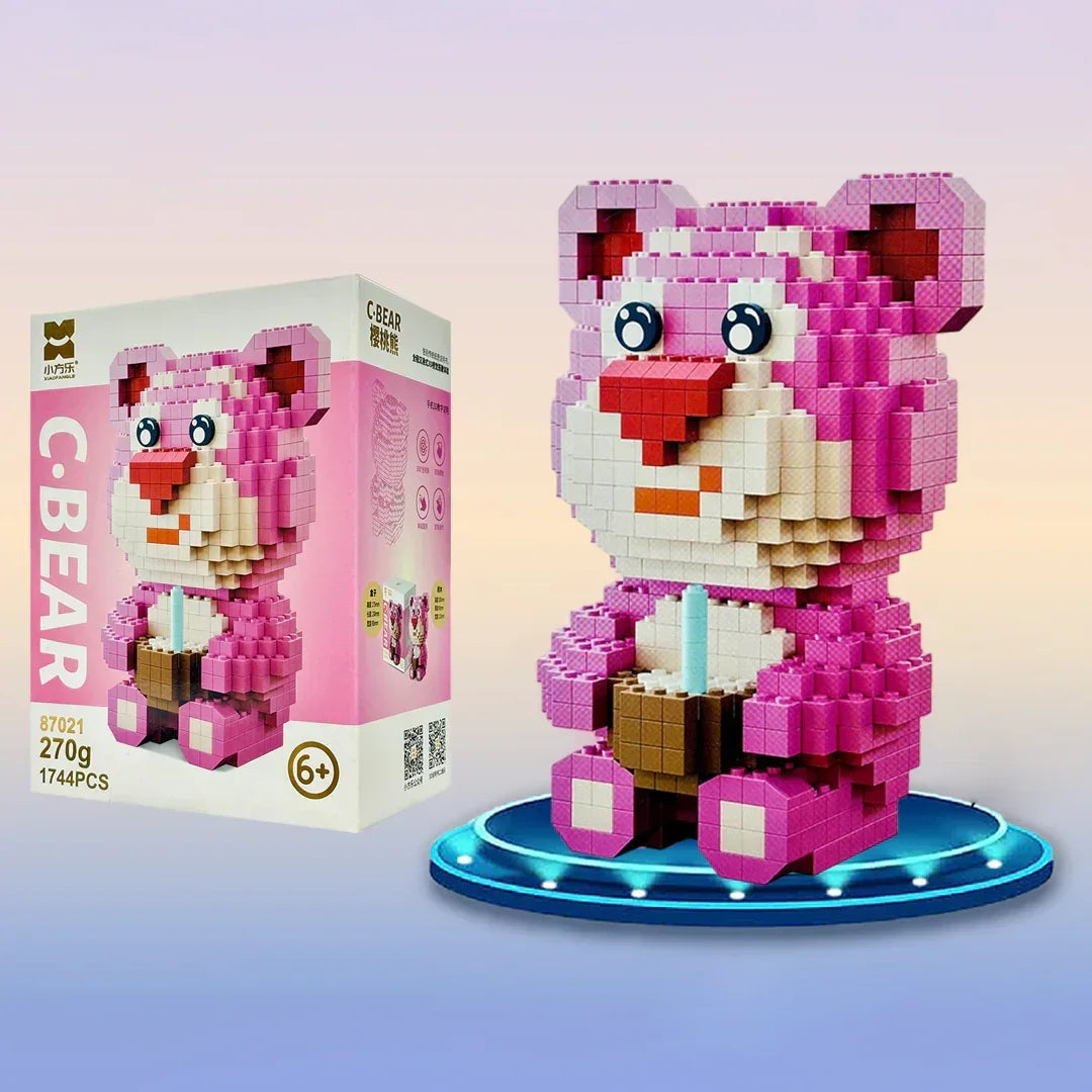C. Bear Building Blocks Minifigure 6 Inch as Birthday Gift for Kids - Jaiman Toys