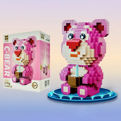 C. Bear Building Blocks Minifigure 6 Inch as Birthday Gift for Kids - Jaiman Toys