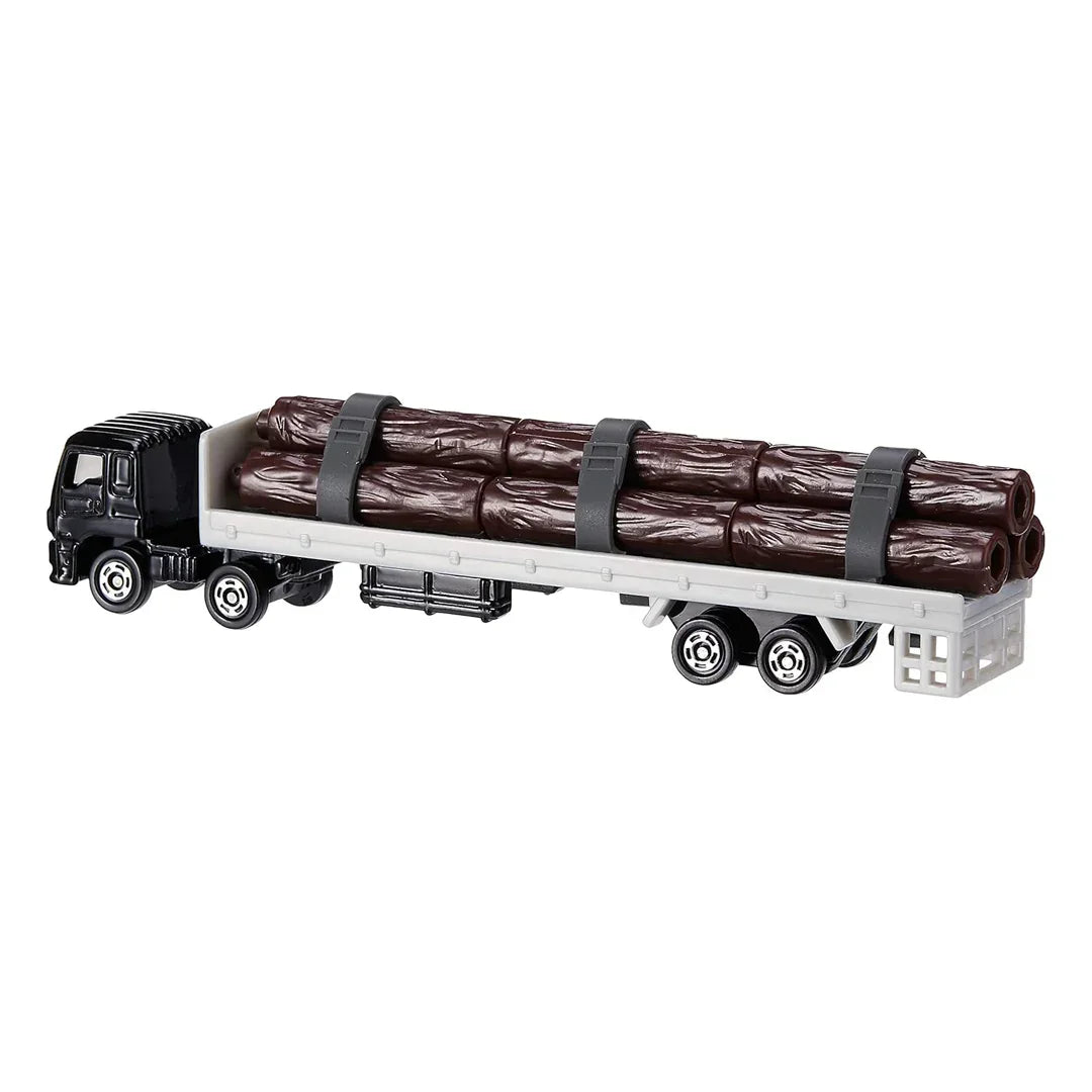 Takara Tomy Tomica No.125 Isuzu Giga Wood Transporter - Jaiman Toys