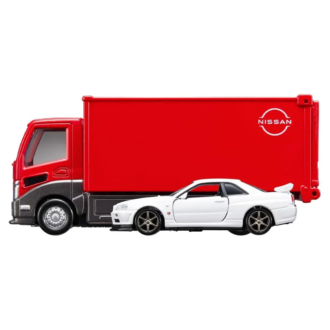 Takara Tomy Tomica Premium Transporter NISSAN SKYLINE GT-R V Spec II Nur - Jaiman Toys