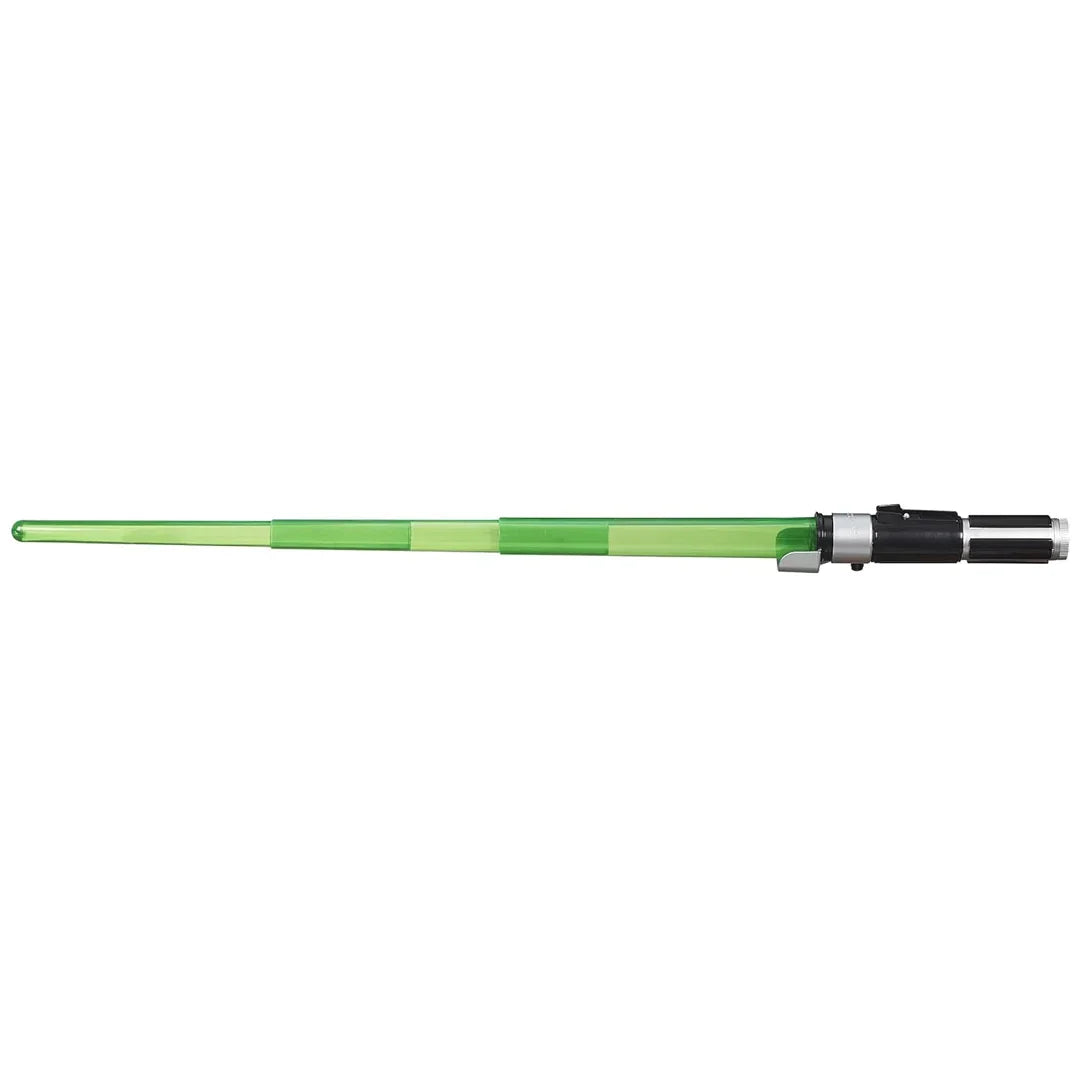 Star Wars Rebels Yoda Electronic Lightsaber Extends Over 11/2 feet Long Green - Jaiman Toys