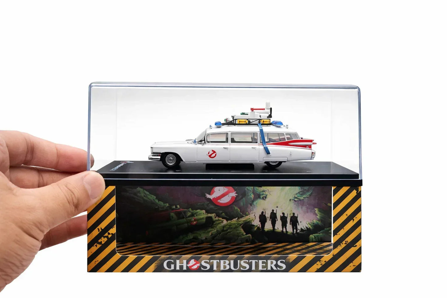 YS Model 1:64  Cadillac Miller-Meteor ECTO-1 – Ghostbusters Diecast Car