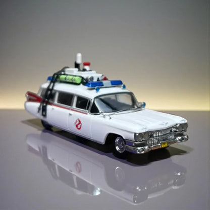 YS Model 1:64  Cadillac Miller-Meteor ECTO-1 – Ghostbusters Diecast Car