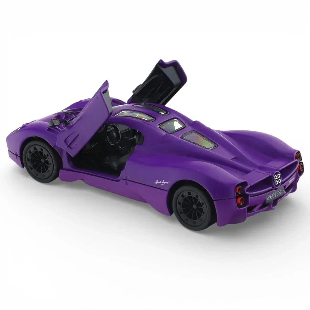 RMZ City 1:36 Pagani Utopia Diecast Car Model – Matt Purple| Openable Doors,Pull Back