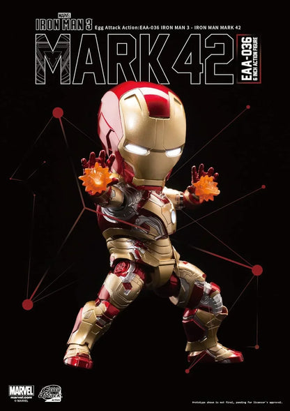 Iron Man 3 Mark 42 Egg Attack EAA-036 Action Figure - Jaiman Toys