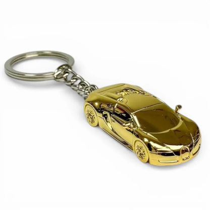 Seeker 1:87 Bugatti Veyron Super Sport Diecast Car Keychain – Metal Miniature Collectible Key Ring