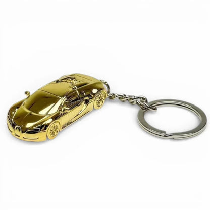 Seeker 1:87 Bugatti Veyron Super Sport Diecast Car Keychain – Metal Miniature Collectible Key Ring