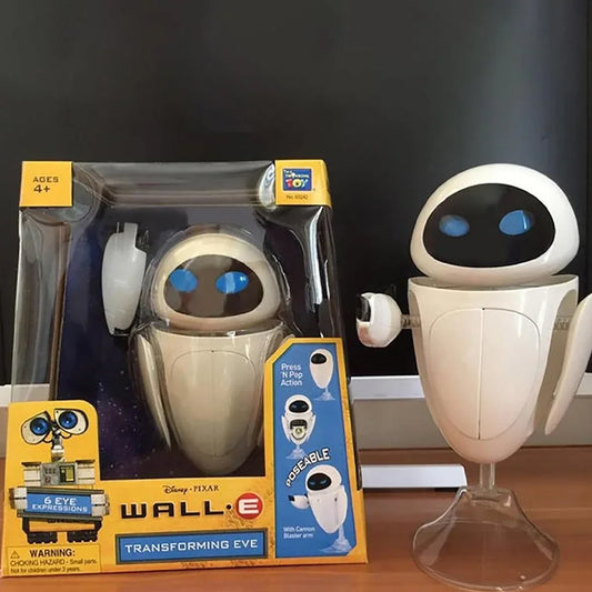 Disney Pixar Wall-e Thinkway Toys Transforming Eve Robot - Jaiman Toys