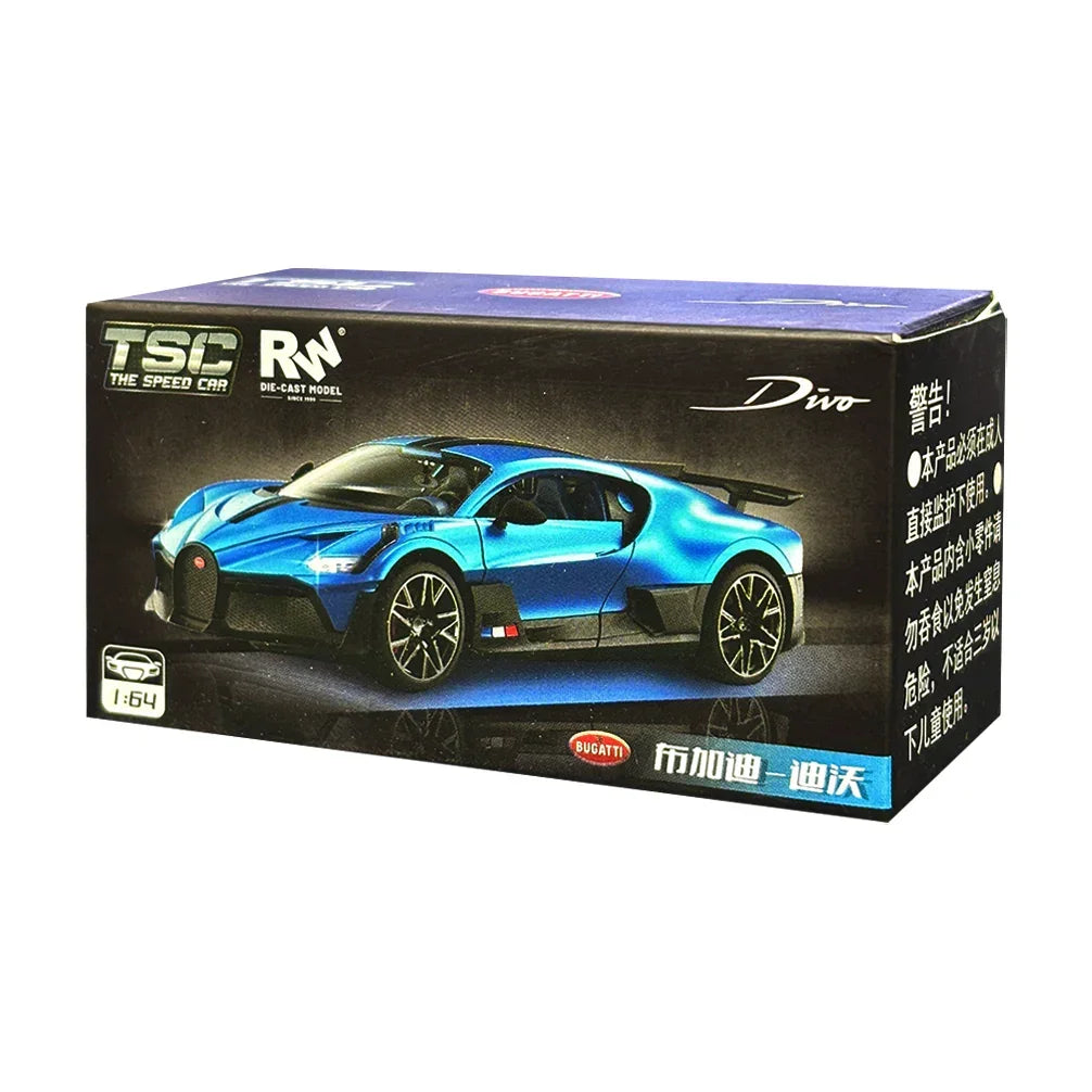 Bugatti Divo The speed car (TSC) die-cast model 1:64 - Jaiman Toys