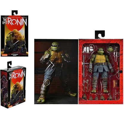 Teenage Mutant Ninja Turtles The Last Ronin action figure collectible toy with accessories and box.