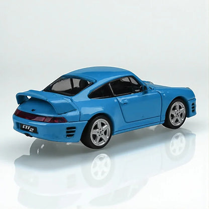 PARA64 1:64 RUF CTR2 1995 Mexico Blue LHD Diecast Car By-Paragon