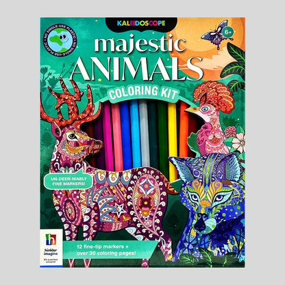 Kaleidoscope Majestic Animals Colouring Kit - Jaiman Toys