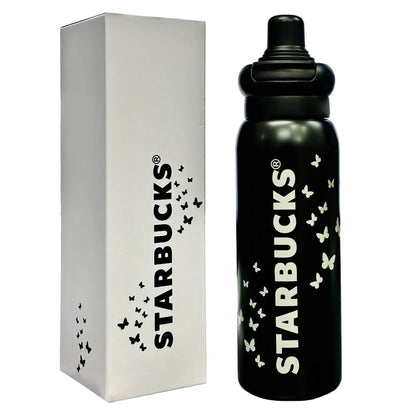 Starbucks Dual-Sip Insulated Bottle for Hot & Cold Drinks 500 ML (Black) - Jaiman Toys