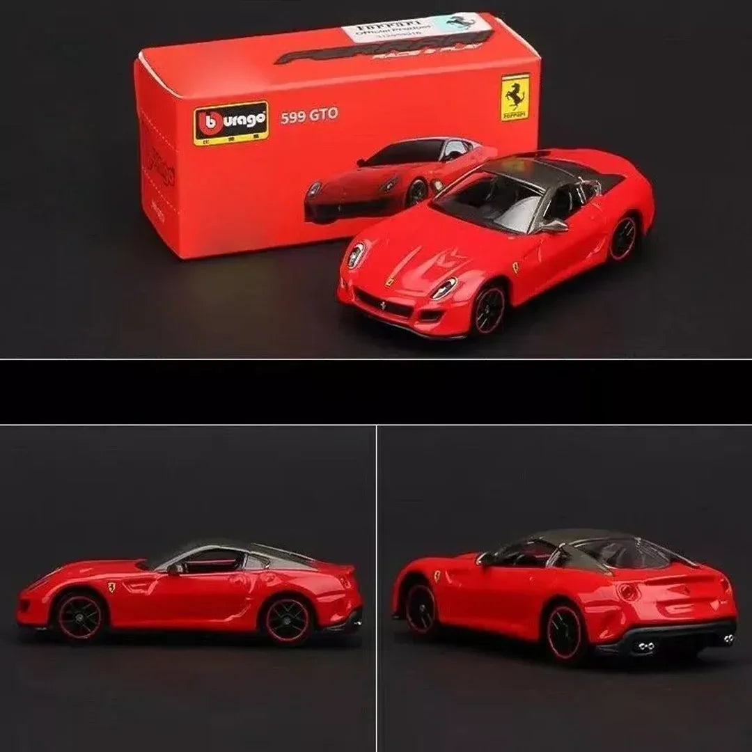 Bburago 599 GTO Racing Sport Model Car 1:64 Scale - Jaiman Toys