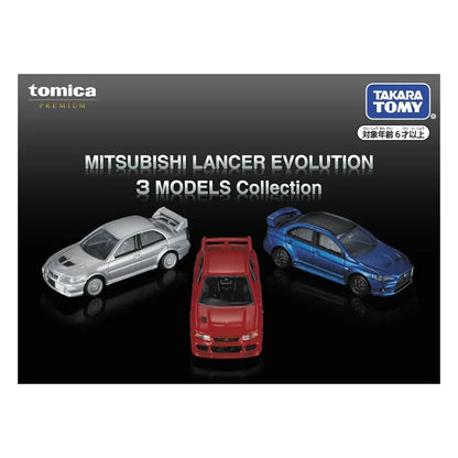 Takara Tomy Tomica Premium MITSUBISHI LANCER EVOLUTION MODELS Collection 3 Pieces - Jaiman Toys