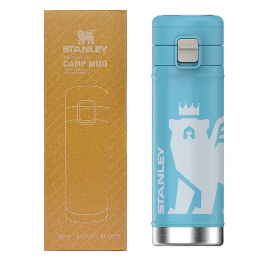 Stanley FlowSteady™ Big Bear Bottle 12 OZ | 360 ML (Blue) - Jaiman Toys