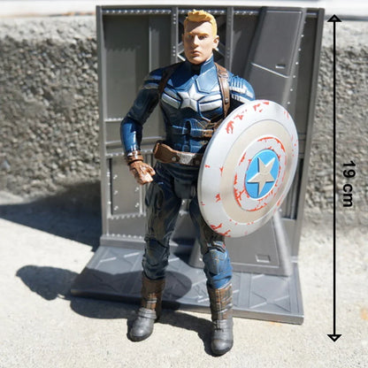 Captain America The Winter Soldier Exclusive Marvel Select Unmasked - Jaiman Toys