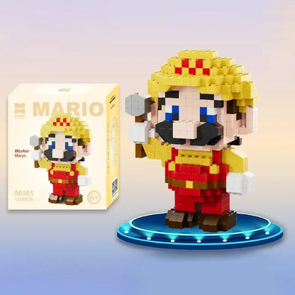 Mario Building Blocks Minifigure 5 Inch as Birthday Gift for Kids - Jaiman Toys