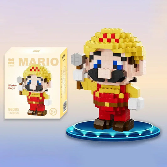 Mario Building Blocks Minifigure 5 Inch as Birthday Gift for Kids - Jaiman Toys
