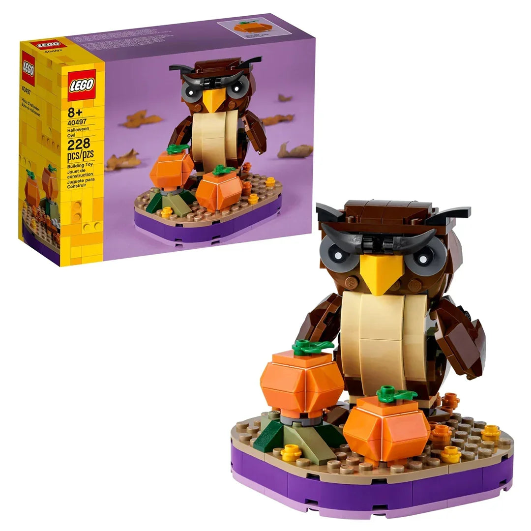 LEGO 40497 Seasonal Halloween Owl & Pumpkins (228 Pieces) - Jaiman Toys