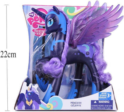 My Little Pony Horse Toy Friendship Movie Feature Character 22cm Action Figure (Black) - Jaiman Toys