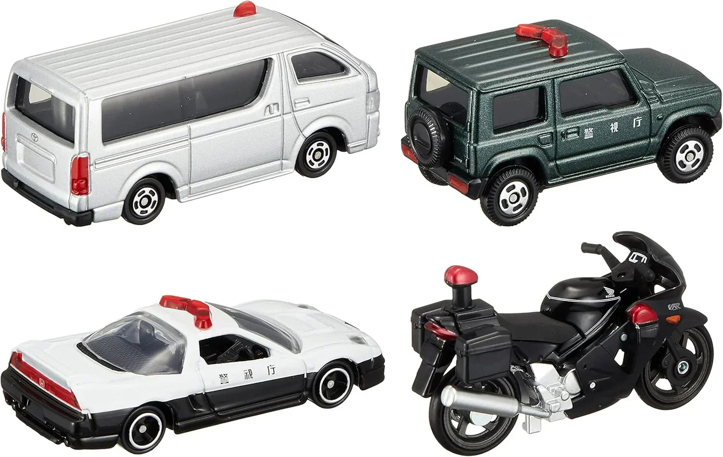 Takara Tomy Tomica Police Vehicle Collection 4 Pieces - Jaiman Toys