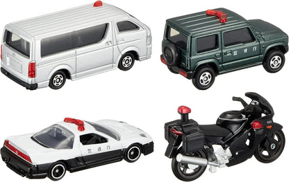 Takara Tomy Tomica Police Vehicle Collection 4 Pieces - Jaiman Toys