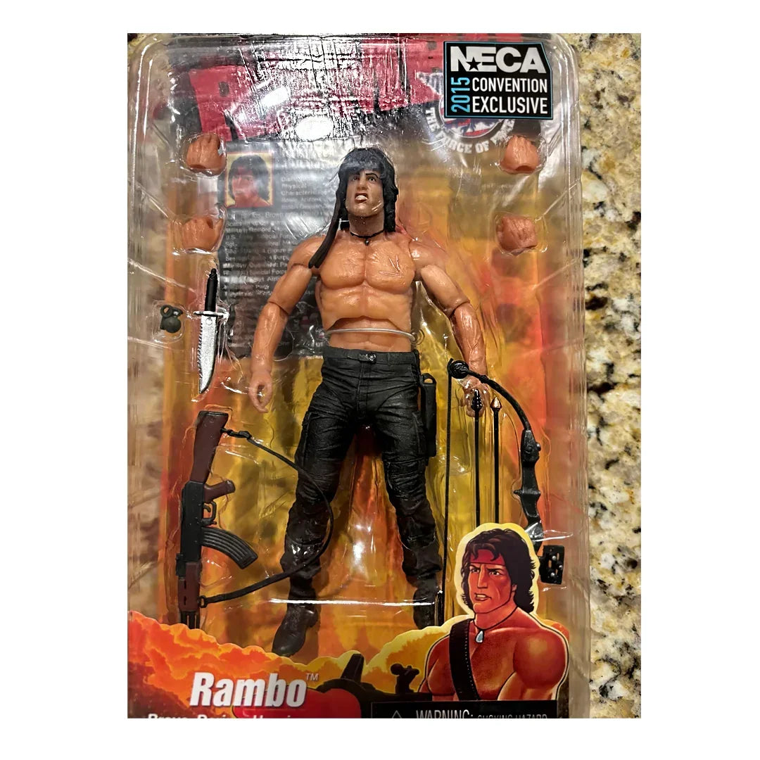 NECA Rambo Action Figure - Brave. Daring. Heroic Age 17+ - Jaiman Toys