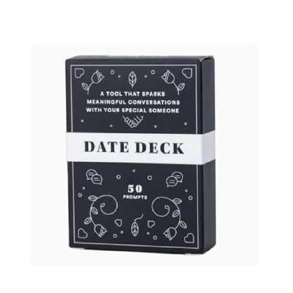 Date Deck: Ignite Meaningful Conversations & Connection (50 Prompts) Age 18+ - Jaiman Toys